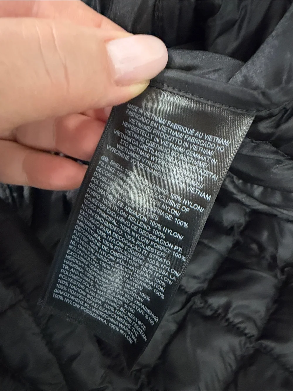 The North Face ThermoBall Jacket Men’s Large Black Insulated IOTR Logo NWT